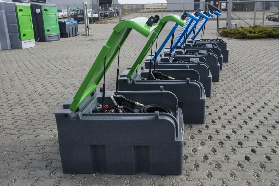 Mobilny zbiornik na paliwo 200 L z licznikiem K24