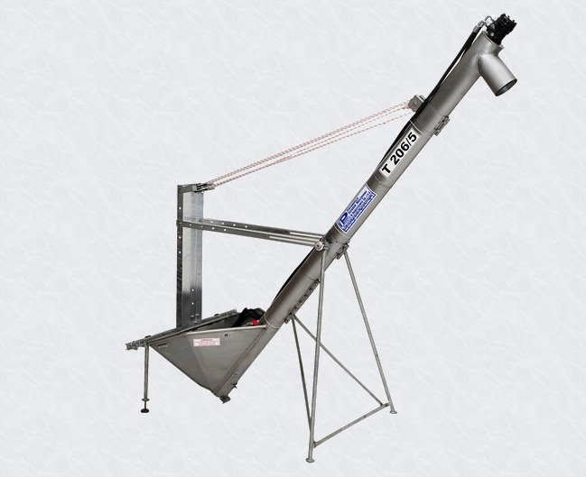 Przenośnik ślimakowy z napędem hydraulicznym  T206/5 - dł. robocza przenośnika 3m