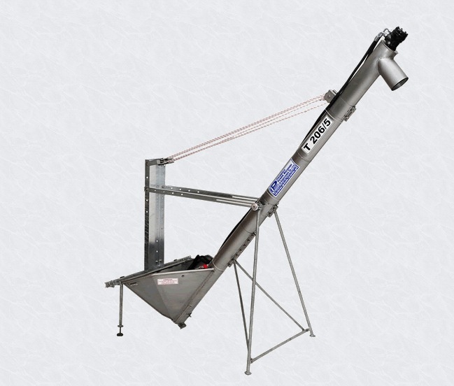 Przenośnik ślimakowy z napędem hydraulicznym T206/5 - długość rury 4 m 