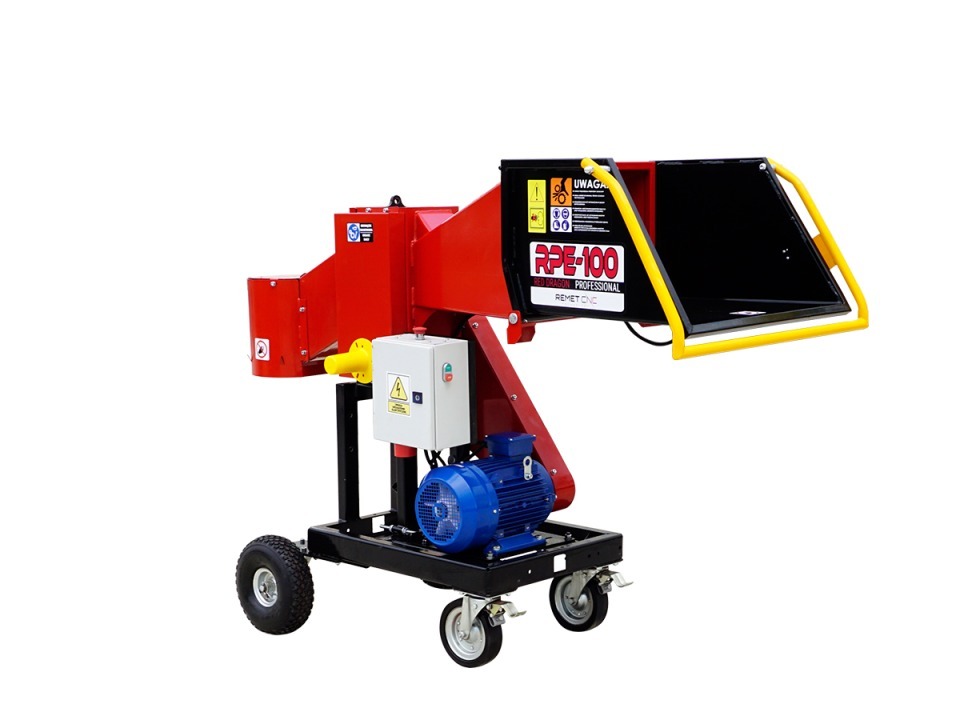 Rębak Red Dragon Profesional "RPE - 100/6 z silnikiem elektrycznym 7.5 kW"